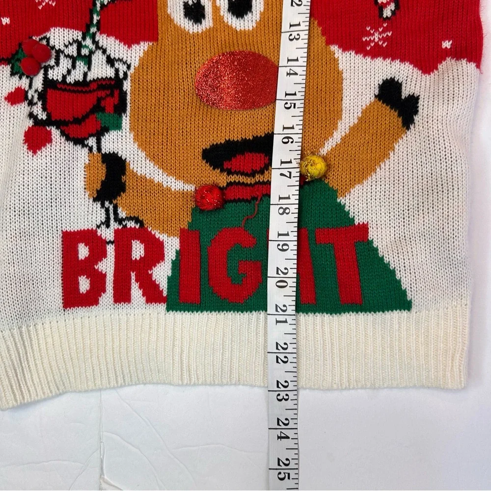 No Boundaries Ugly Christmas Sweater Colorful|Making Spirit Bright |Size S3-5